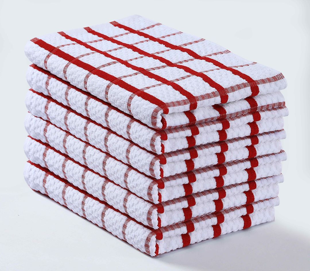 Red Terry Tea Towel