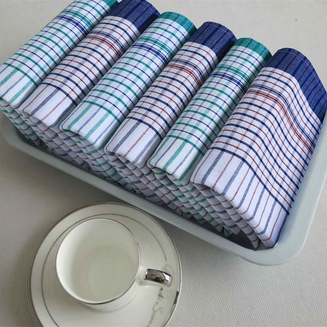 Blue Green Mix Tea Towel