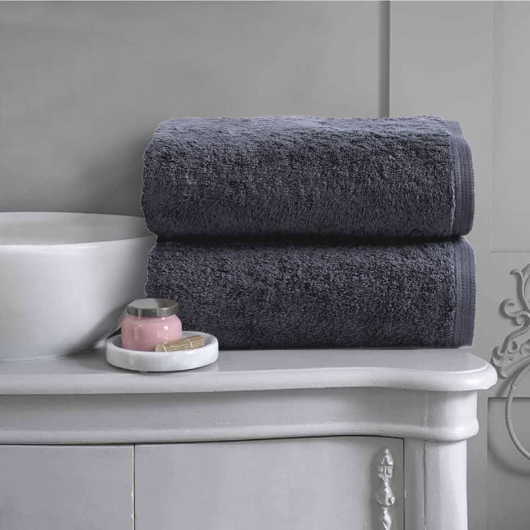 Thick Grey Bath Towel
