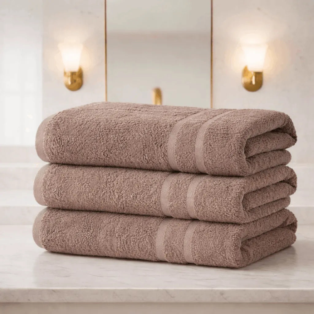 Eco Bath Towel - Latte Brown