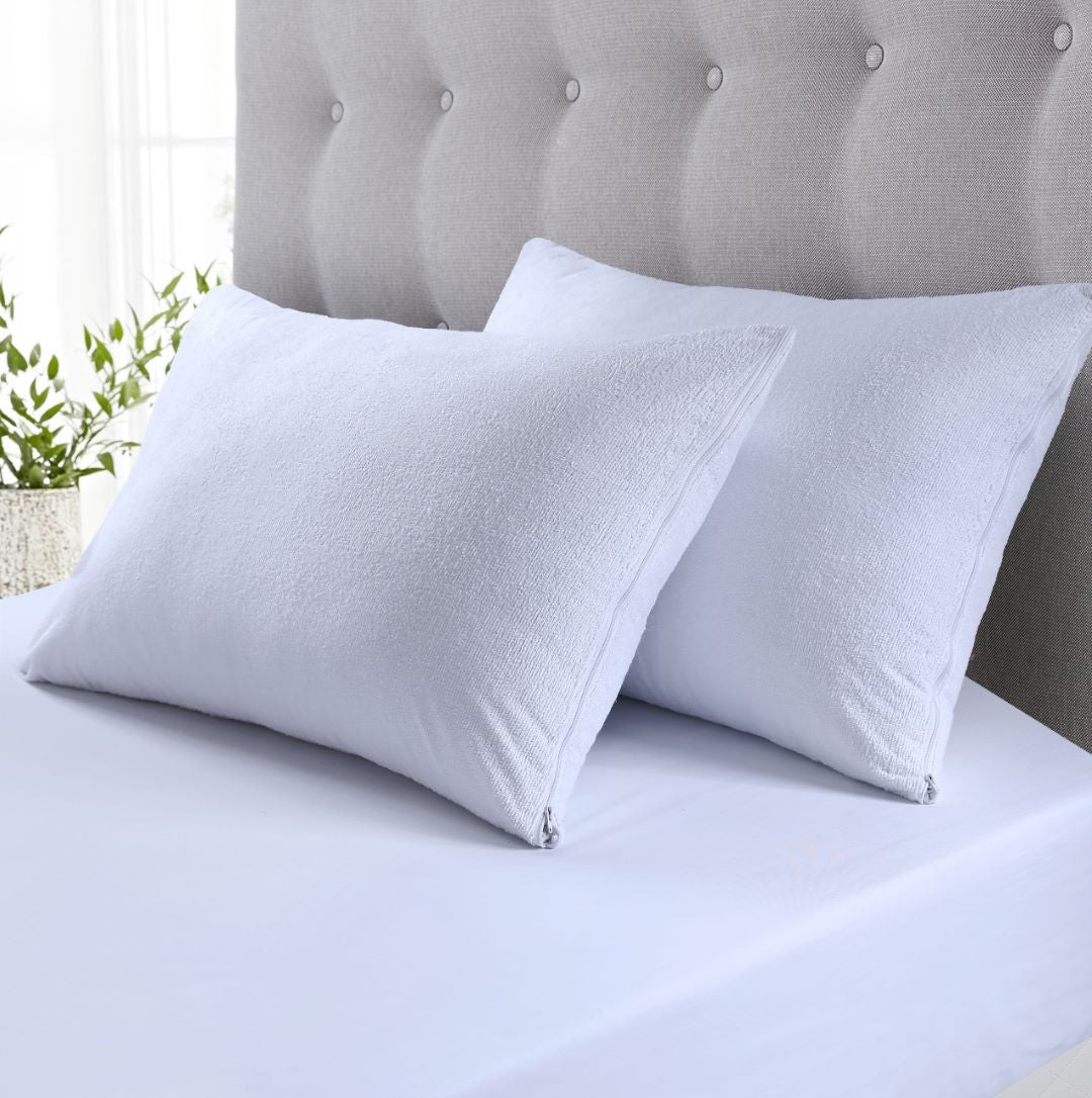 Pair of Terry Pillow Protectors