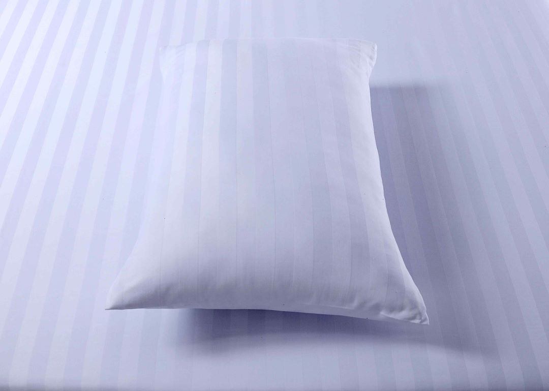 White Satin Stripe Pillowcase