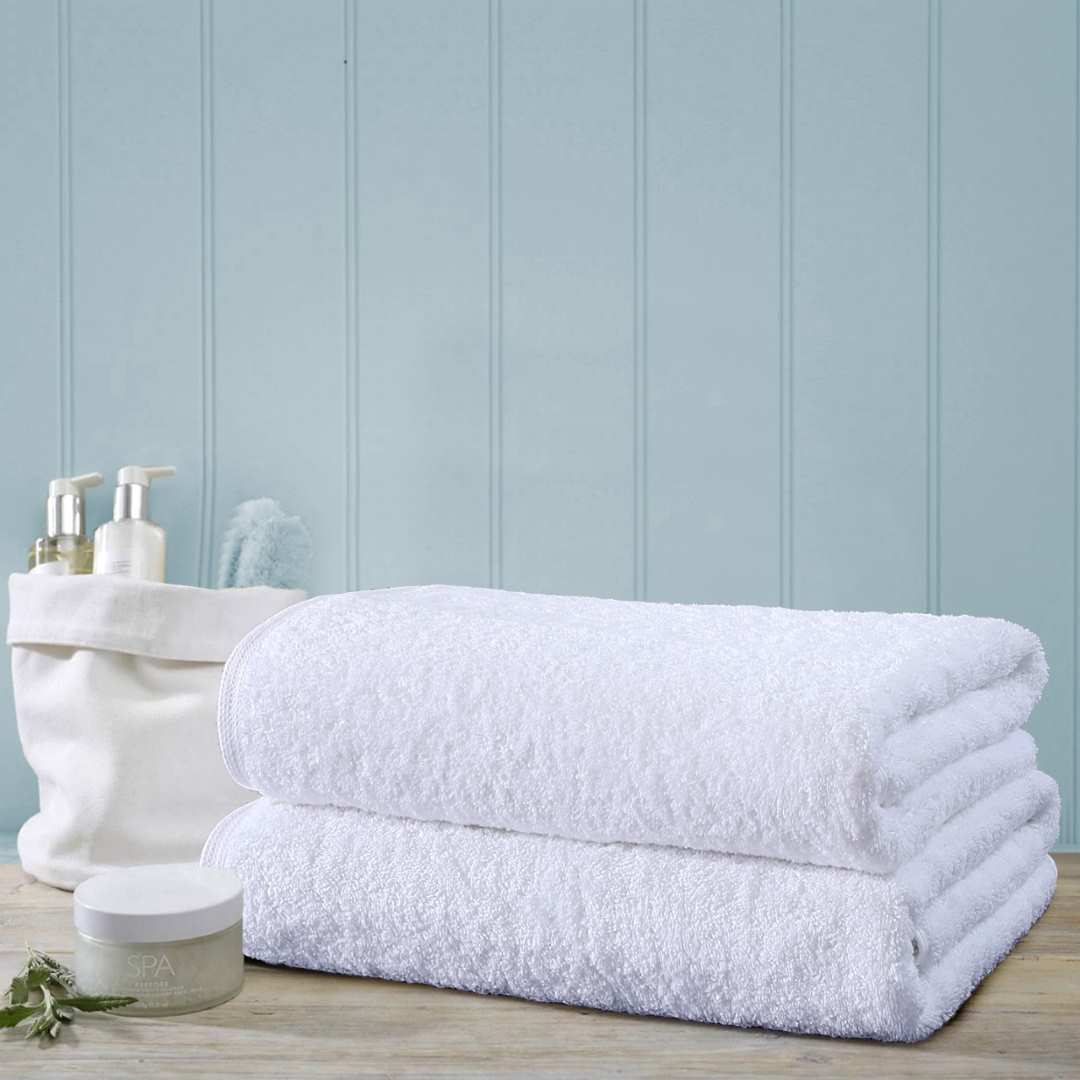 Cotton White Bath Towel