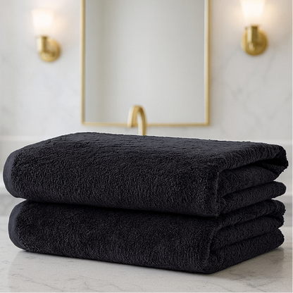 Luxury Black Towels