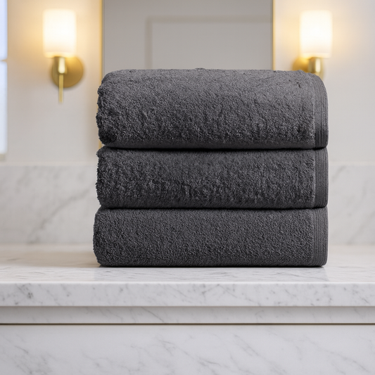 Luxury Charcoal Gray Towels