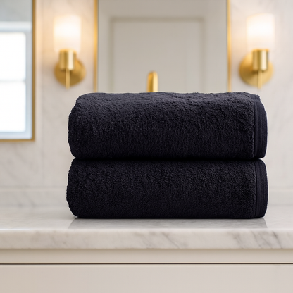 Luxury Black Towels