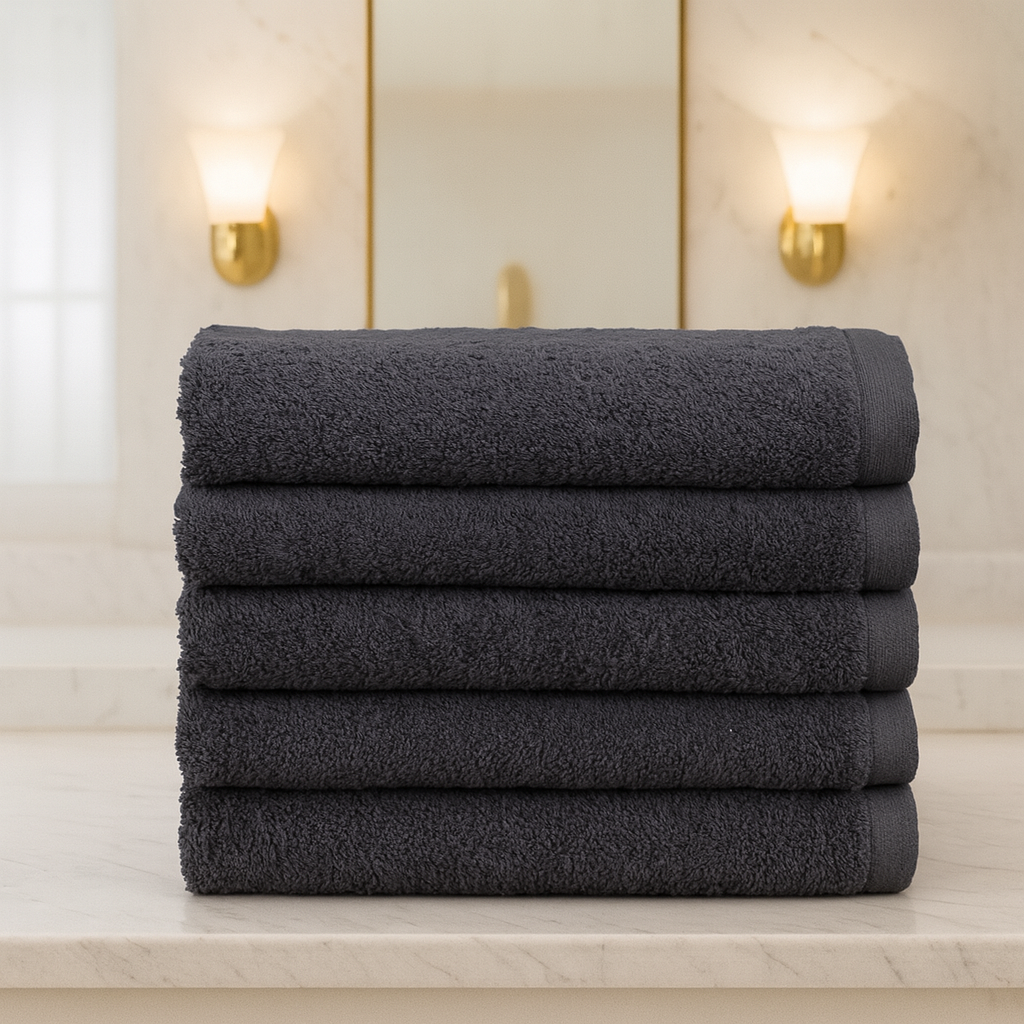 Luxury Charcoal Gray Towels