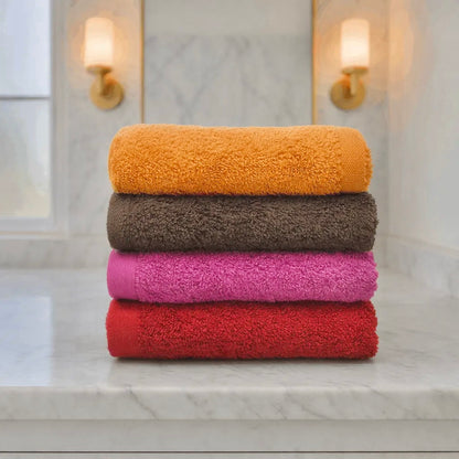 Eco Hand Towel - full colour range (Orange, Brown, Pink, Red)