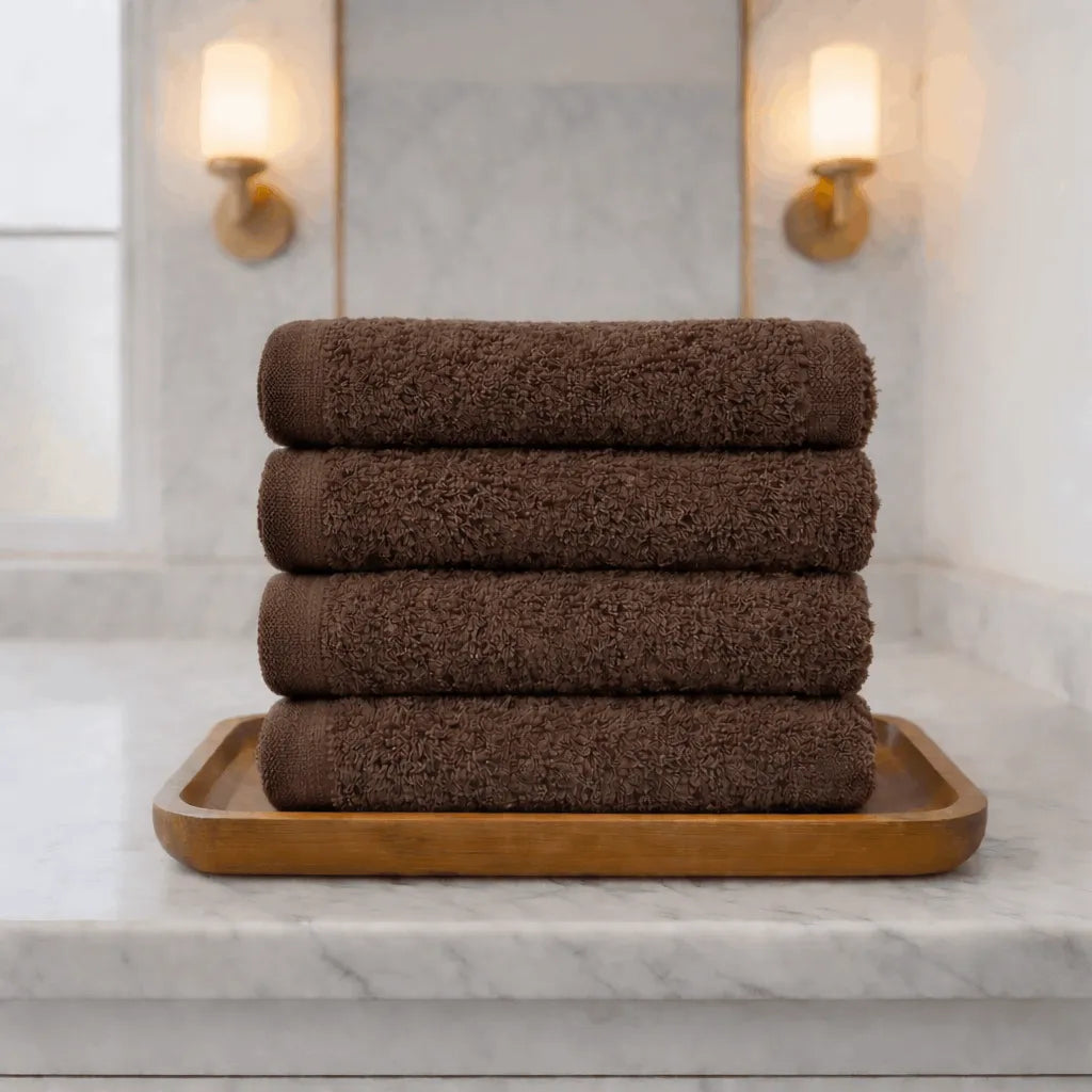 Eco Hand Towel - Flamingo Pink