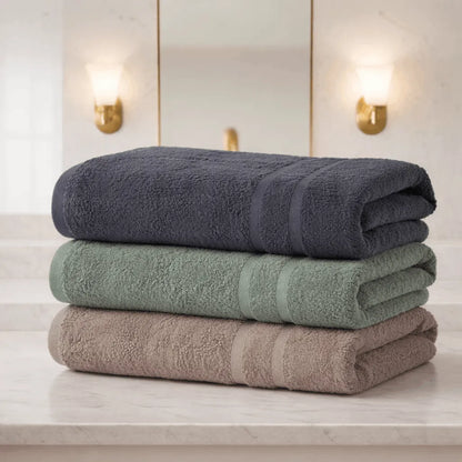 Eco Bath Towel - colour range including Charcoal Gray