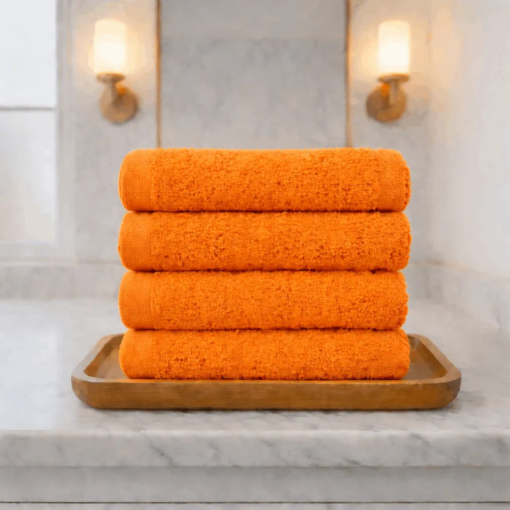 Eco Hand Towel - Flame Orange