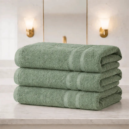 Eco Bath Towel - Macha Green