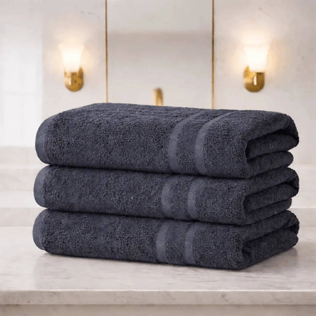 Eco Bath Towel - Macha Green, alternate angle