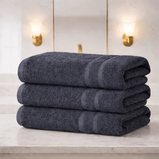 Eco Bath Towel - Macha Green, alternate angle