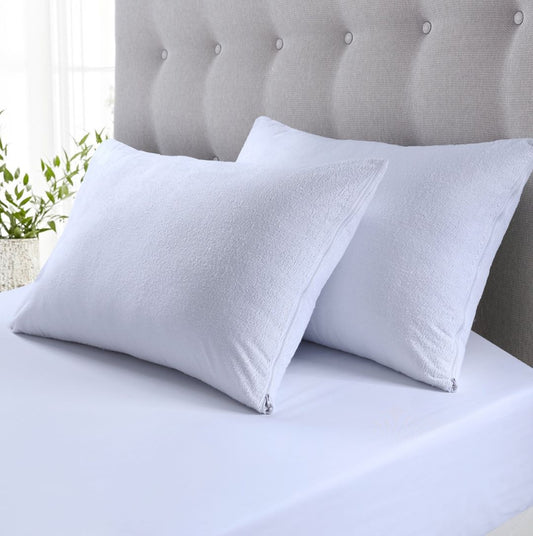 Pair of Terry Pillow Protectors